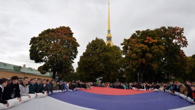 Фото - Радость за крепостными стенами. В Петербурге прошел митинг в честь референдумов в ДНР и ЛНР